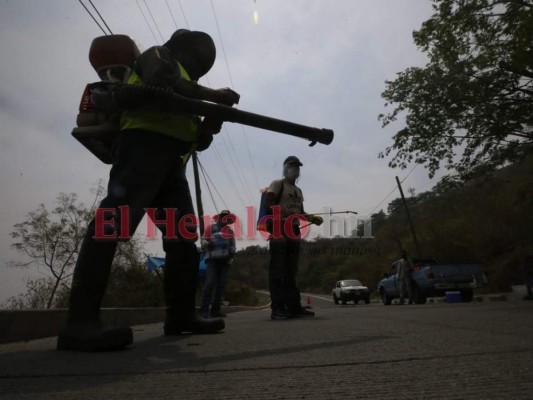 FOTOS: Colonias del sur de la capital adoptan medidas de bioseguridad contra el Covid-19