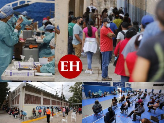 FOTOS: Tercer día consecutivo de inmensas filas por jornada de vacunación en la capital