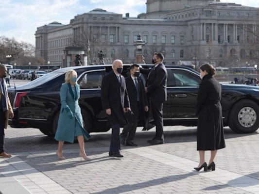 Así es 'La Bestia', la lujosa limusina que Joe Biden heredó de Trump