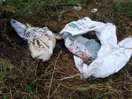 Hallan a dos personas encostaladas en la colonia Calpules de San Pedro Sula