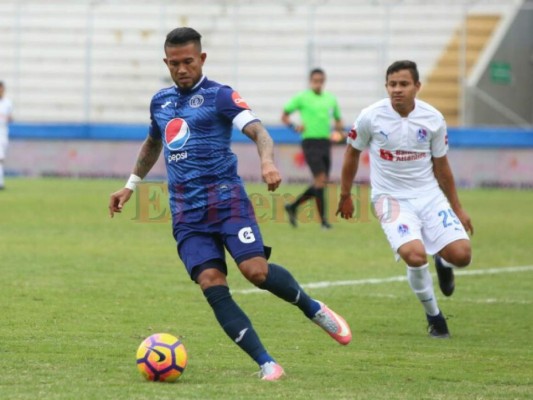 Olimpia venció 2-0 a Motagua en la semifinal de ida en el estadio Nacional