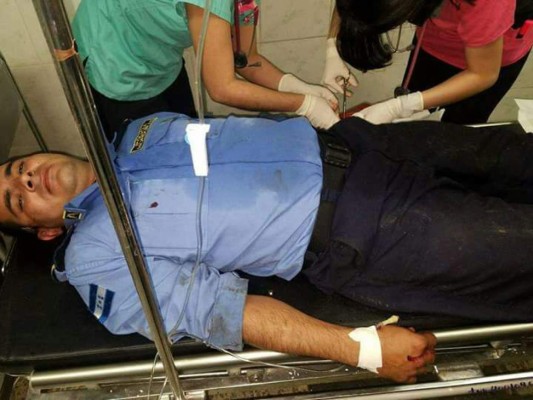 Varias personas heridas tras choque entre una patrulla policial y otro vehículo en El progreso