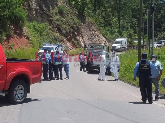 Dramáticas fotos del fatal accidente que dejó dos muertos en salida a Danlí