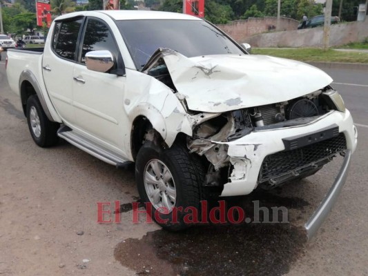 FOTOS: Así quedó la escena donde una pareja murió atropellada en Tegucigalpa