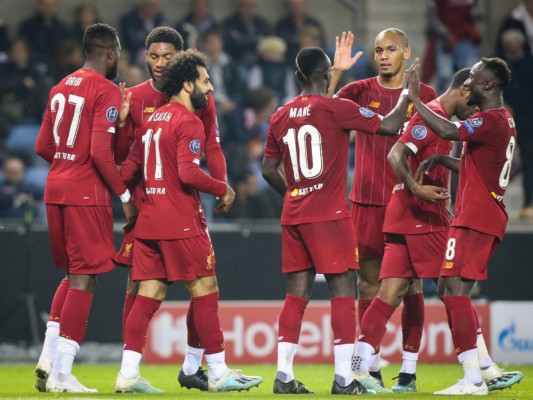 Liverpool golea 4-1 en campo del Genk en Champions League