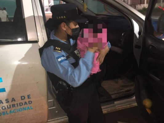 Rescatan a recién nacida abandonada dentro de bolsa plástica en Naco, Santa Bárbara