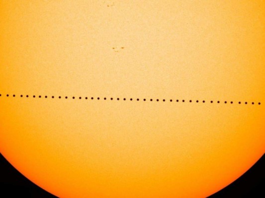 Mercurio ofrecerá raro espectáculo: desfilar frente al Sol&nbsp;