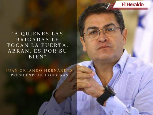 Las frases de JOH sobre el inicio de las brigadas médicas   