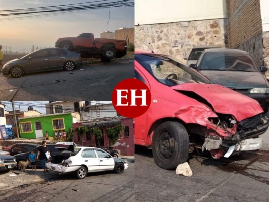 Destrucción y caos: fotos de la aparatosa colisión en la Cerro Grande