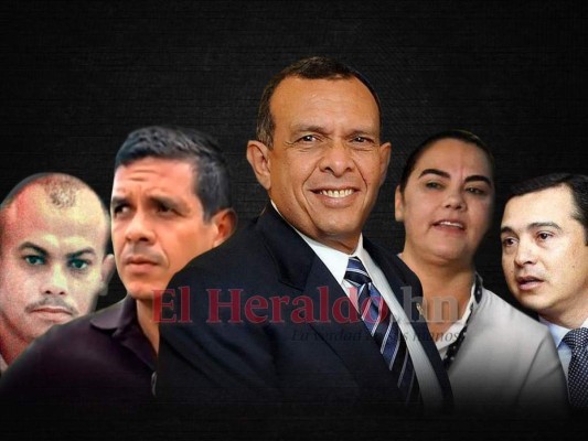 Gráfico: Las conexiones y menciones de Pepe Lobo con el narco y corrupción   
