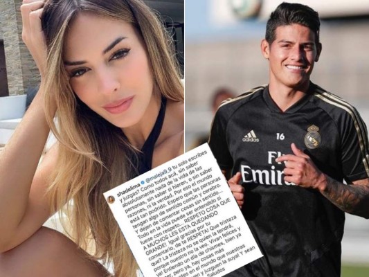 Shannon de Lima responde a cuestionamientos por el bebé de James Rodríguez