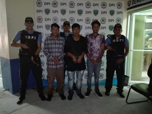 Capturan a varios integrantes de bandas criminales que operan en Copán y Santa Bárbara