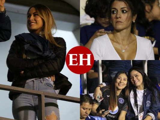 Las bellezas que adornan la final de Motagua ante Saprissa en el Nacional