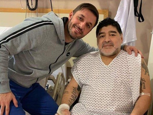 Matías Morla junto a Diego Maradona pocos días antes de su fallecimiento. Foto: Instagram