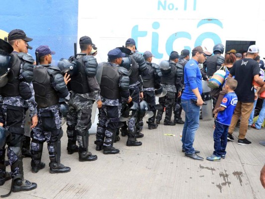 Al menos 500 elementos brindarán seguridad en la gran final hondureña
