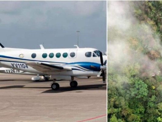 Se estrella avión en Caracas y mueren nueve personas