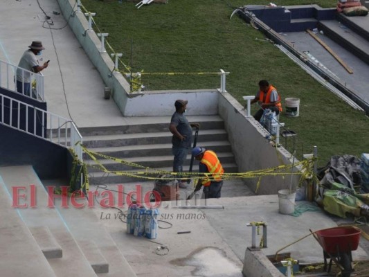 Dan últimos retoques al Estadio Nacional para toma de posesión (FOTOS)