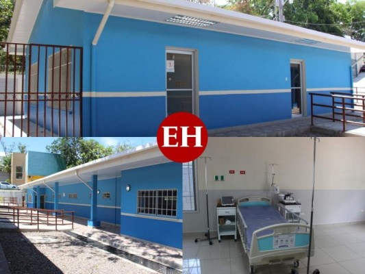 Construyen sala de covid-19 y área de descanso para médicos en Hospital de Santa Bárbara