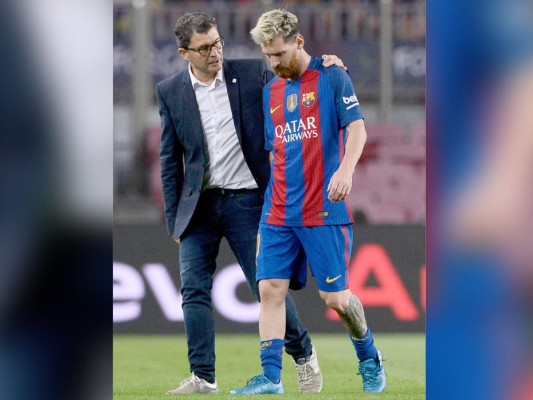 El Barcelona, a superar la baja de Messi