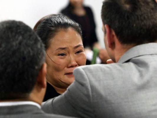 Keiko Fujimori fue detenida de inmediato tras orden del juez