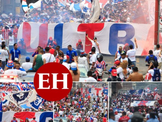 FOTOS: Con la ilusión de conquistar la copa 31, así llegó la Ultra Fiel al Estadio Nacional