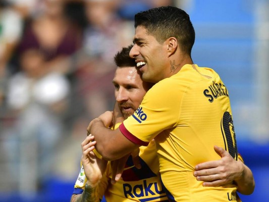 El tridente del Barcelona brilla en goleada 3-0 en Eibar&nbsp;