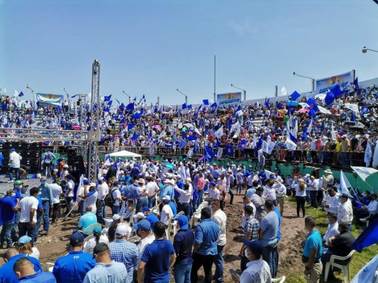 Nasry Asfura y Mauricio Oliva aseguran que trabajarán juntos en masivo mitin en Choluteca