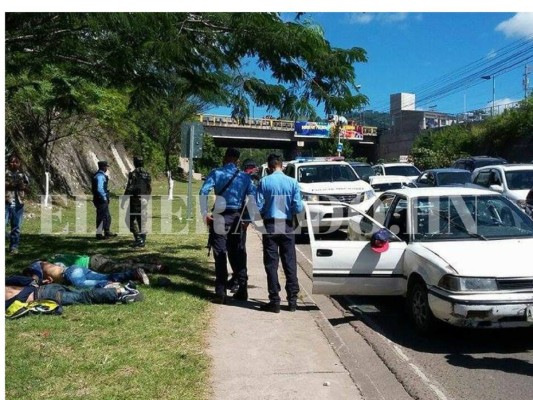 Capturan a 'Los veloces' cuando atracaban rapidito en Tegucigalpa