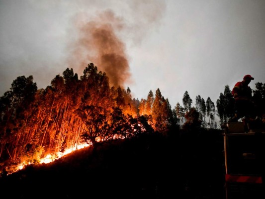Incendio en Portugal dejó imágenes escalofriantes