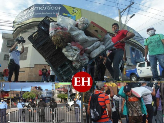 Cierran mercado Zonal Belén y vendedores sacan su producto para ir a los barrios