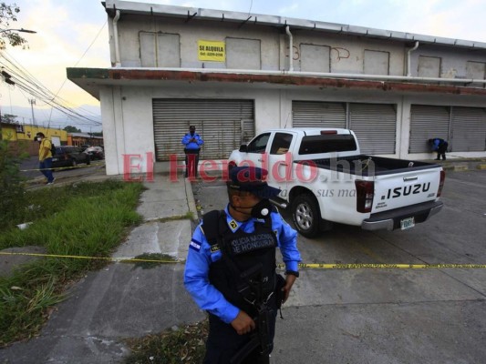 Las imágenes del violento atentado que dejó dos muertos en San Pedro Sula