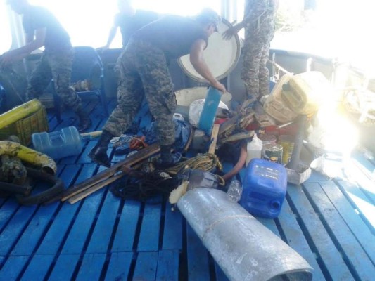 Buque colombiano transportaba 120 kilos de cocaína