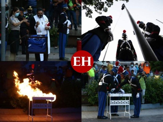 Solemnidad y patriotismo en el inicio de fiestas Patrias en Honduras (FOTOS)