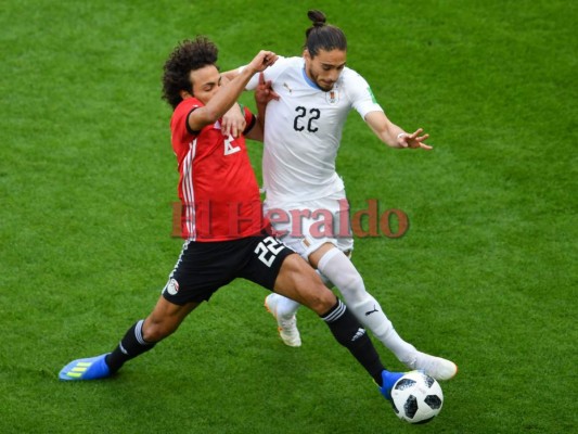 VÍDEO: Uruguay rompe maleficio ganando 1-0 en su debut ante Egipto