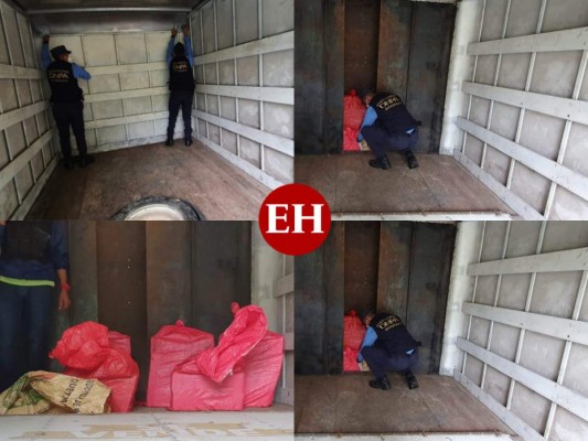 Así fue el decomiso de varios kilos de supuesta cocaína ocultos en caletas (FOTOS)