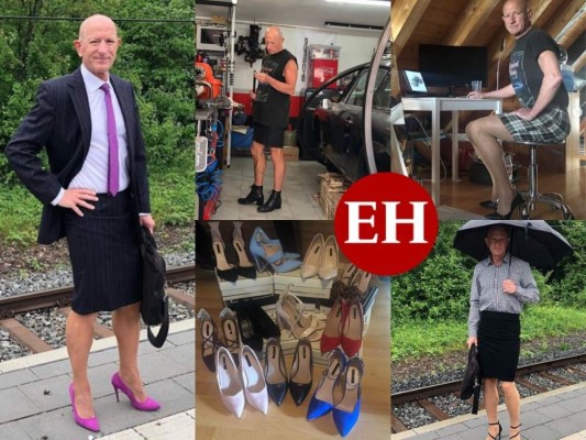 Mark Bryan, el hombre que rompe estereotipos con faldas y tacones (FOTOS)