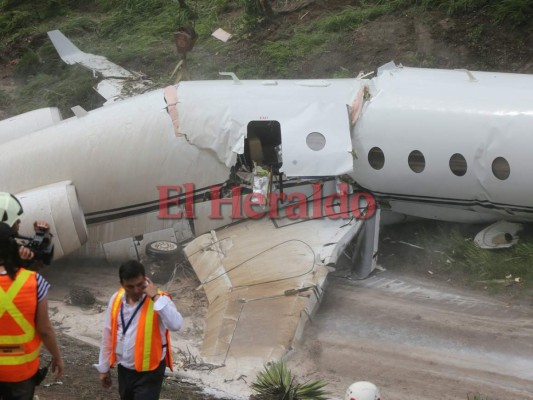 Imágenes que no vio del accidente de avión en Aeropuerto Toncontín