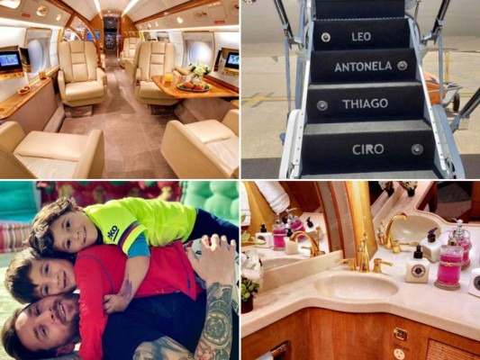 FOTOS: Así es por dentro el lujoso y nuevo avión de Leo Messi