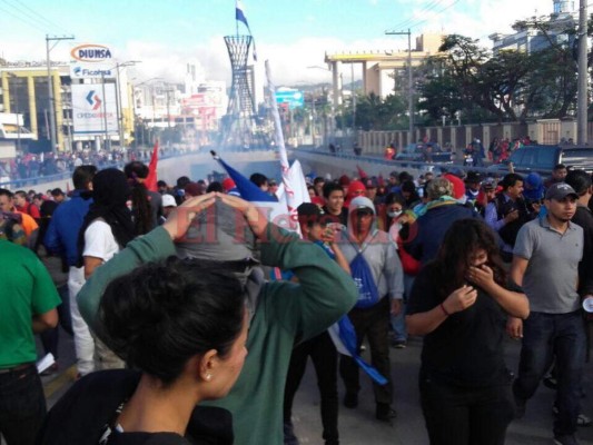 Alianza de Oposición realiza tomas en la capital durante investidura de Juan Orlando Hernández