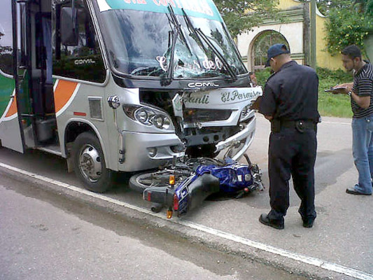En accidente de tránsito muere soldado de las Fuerzas Armadas de Honduras