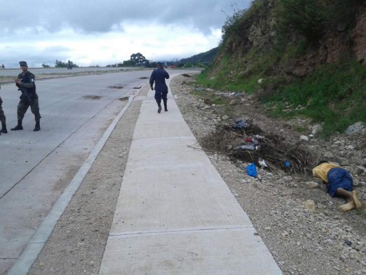 Encuentran cadáver en anillo periférico de la capital de Honduras