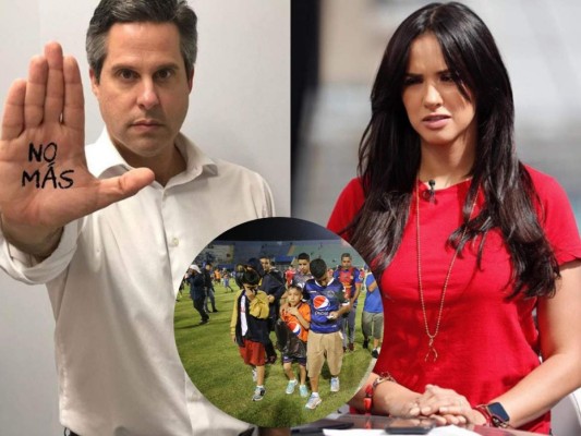 Copán Álvarez y Ana Jurka condenan violencia en el clásico capitalino