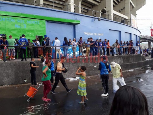 Final de ida Motagua vs Marathón repleta de seguridad en el Estadio Nacional
