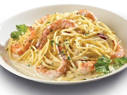 Fácil receta de espaguetis con camarones