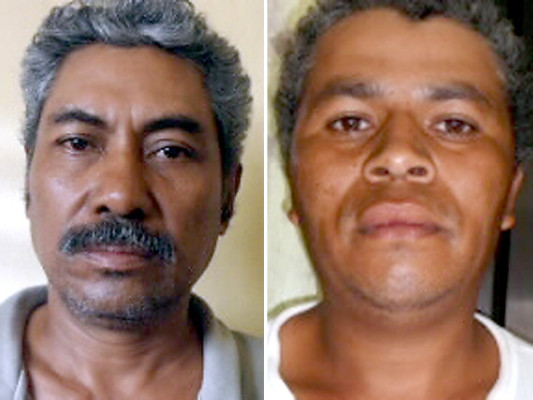 Policía detiene a dos presuntos violadores en Danlí
