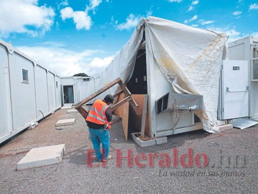 Solicitan L 2 millones más para el hospital móvil de Juticalpa, Olancho