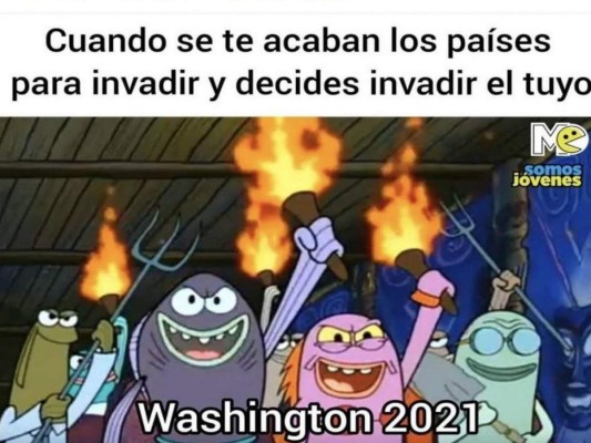 Los ocurrentes memes que dejó la invasión al Capitolio de Estados Unidos