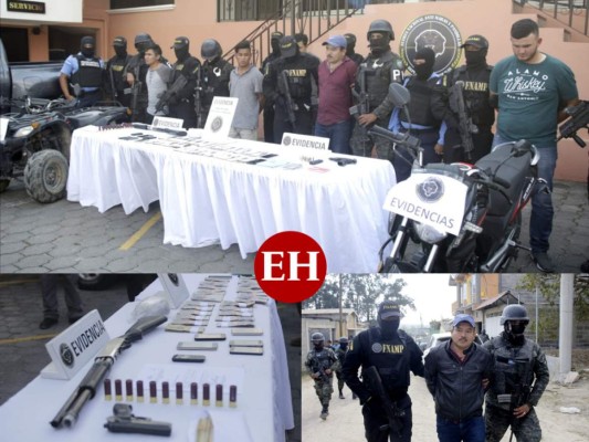 Armas, fajos de billetes y drogas: los decomisos a banda 'El Cosme'
