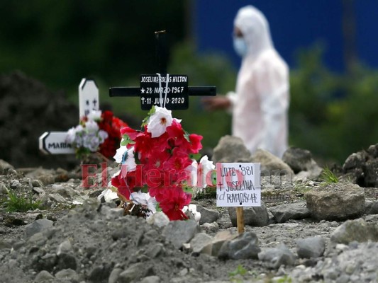 Las 15 imágenes del doloroso e inesperado adiós por el covid-19 en Honduras