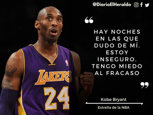 Las frases más célebres de Kobe Bryant, leyenda del baloncesto